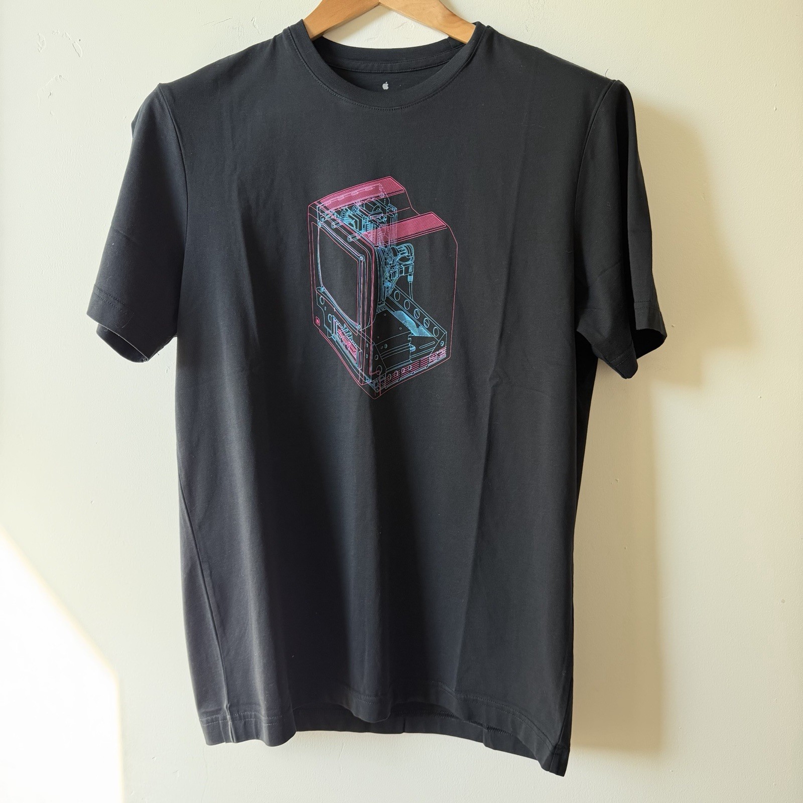 NWT Apple Park Exclusive Computer Mac Neon Macintosh Jersey T Shirt Sz S Tee image 2