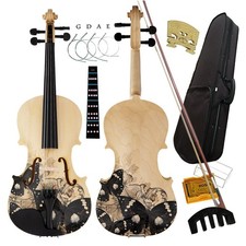 Distinctive Artistic Violin Set Designed for Beginners/Students/adults with H...