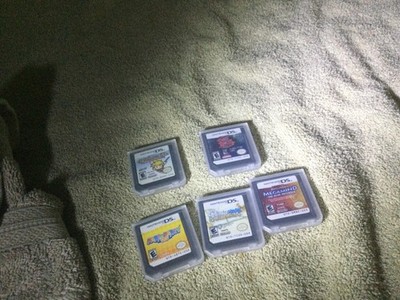 Nintendo ds games lot, five games, cartridge only, tested