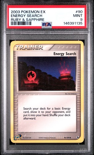 Energy Search graded PSA 9 for sale on eBay