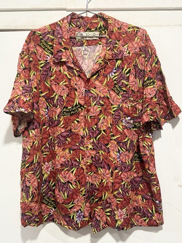Bayou Wear New Orleans Men’s Jazz Fest Crawfish Shirt Hawaiian Camp Size 2XL