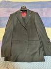 Spier & Mackay Men’s 2-Piece Suit 40R Green Wool Twill Contemporary Cupro — photo 1