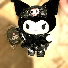 Kuromi 20th anniversary limited plush character pouch keychain Sanrio Rare Japan