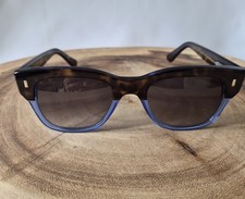 Cuttler And Gross Sunglasses,  Tortoise Shell And Light Blue New Without Tags.