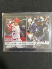 2018 Topps NOW Shohei Ohtani & Christian Villanueva Rookie Card RC. rookie card picture