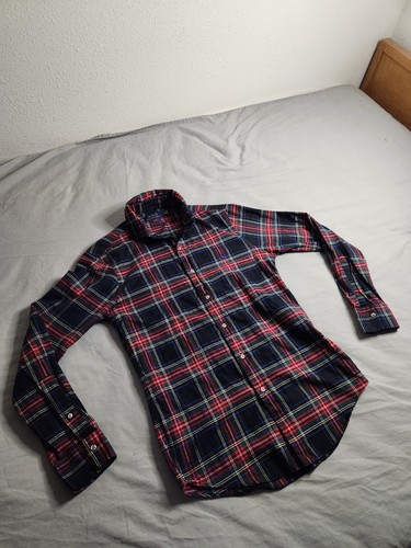 Polo Ralph Lauren Plaid Slim Fit Button Up Shirt Mens Size Small Colorful NEW - Picture 2 of 8