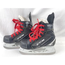 CCM Tacks 9040 Youth Hockey Skates Black Red Size 12Y