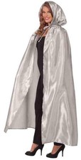 Fancy Silver Masquerade Adult Costume Cape One Size Fits Most