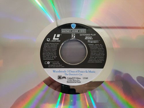 Woodstock: 3 Days of Peace and Music the Directors Cut Laserdisc NJWL-13549 Y4 - Picture 14 of 19