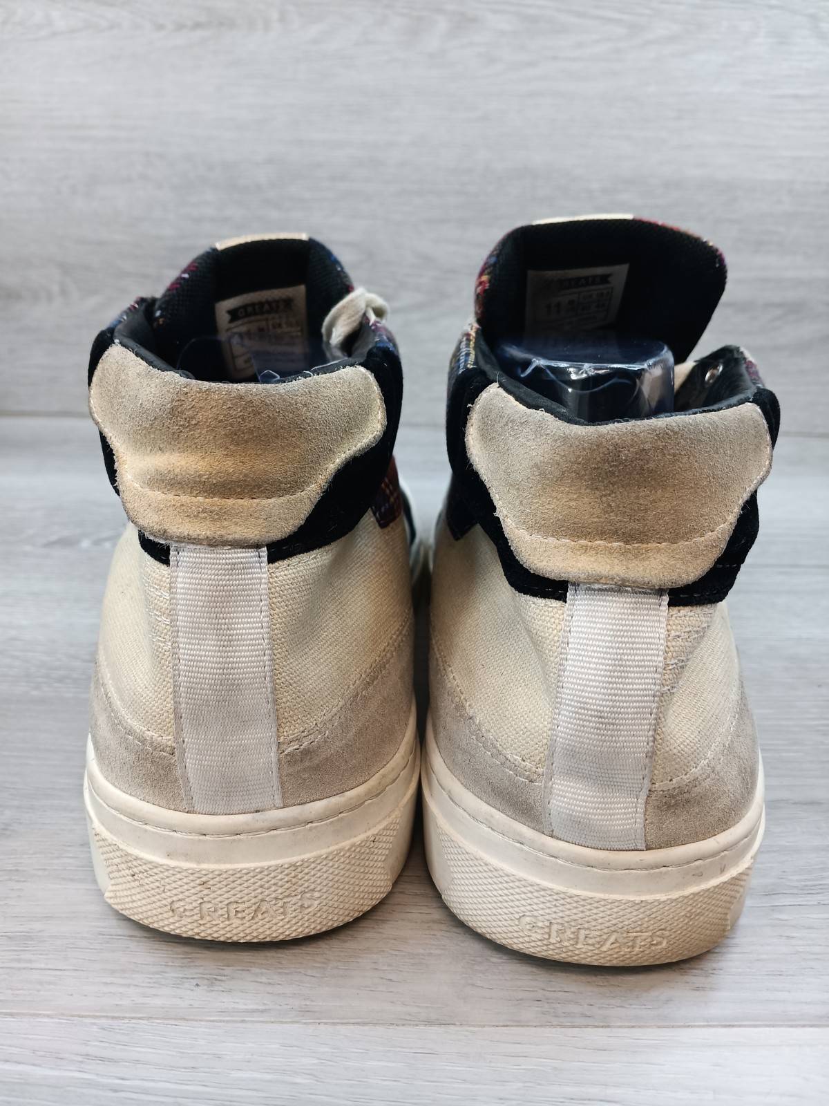 Greats Brooklyn Royale High Patchwork Men 11M Sne… - image 4