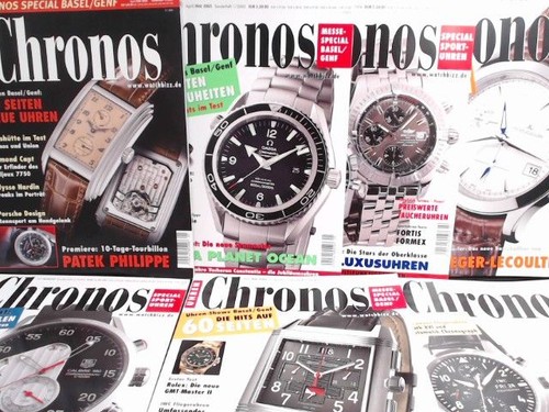 Chronos Special. Aussentitel: Uhren. Konvolut mit 7 Heften von 2003-2006: 1) Son - Bild 1 von 2