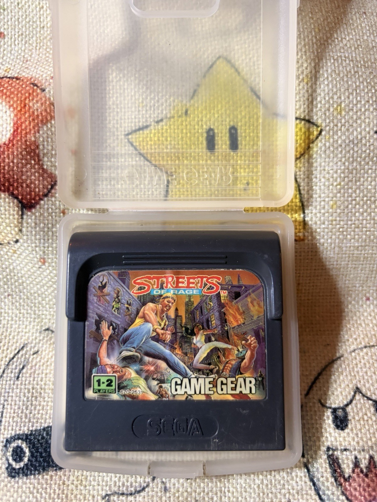 • Streets Of Rage SEGA Game Gear Avec Boîtier De Protection •
