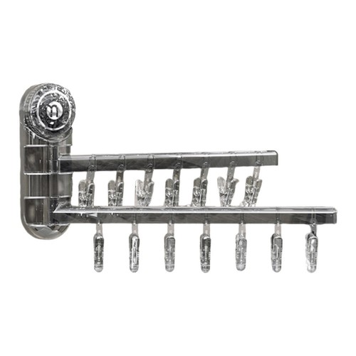 Wall Mounted Suction Cup Drying Rack for Socks and Underwear with Secure Hold - Afbeelding 11 van 24