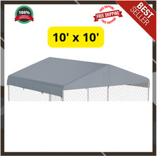 600D Waterproof Dog Kennel Top Cover Replacement 10x10 Top Cover Included Only
