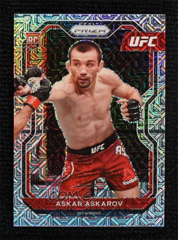 2021 Panini Prizm UFC Mojo Prizm /25 Askar Askarov #8 Rookie RC