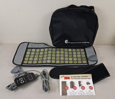 Dr Clark Far Infrared Heating Pad Shoulders Neck Knees ISO Wrap Jade Stone 27x12