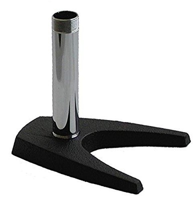 Audio2000'S tm AST4211 Desktop Microphone Stand with Cast-Iron U-Shaped Base