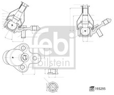 Traggelenk Führungsgelenk FEBI BILSTEIN 193295 für TOYOTA COROLLA YARIS AYGO VVT
