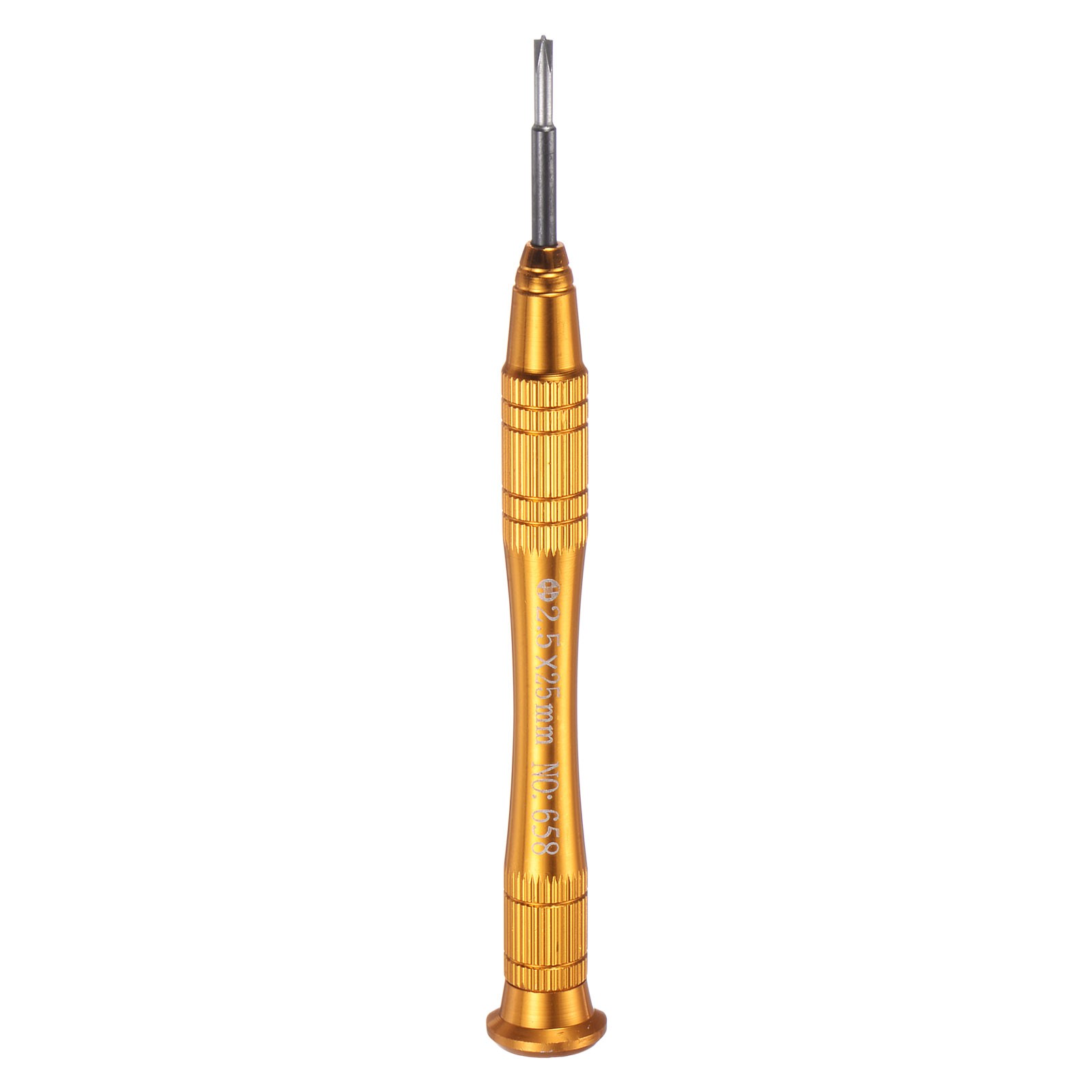 2.5x25mm Precision Magnetic Phillips Screwdriver with Non-slip Handle, Yellow