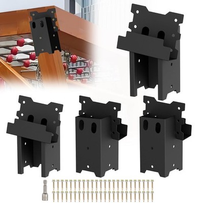 4x4 Deer Stand Brackets 4PCS Outdoor Deer Blind Brackets Platform Deer Hunting