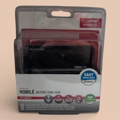 Speedlink Nobile Active USB Hub 7 Port USB 2.0 High Speed NEU OVP