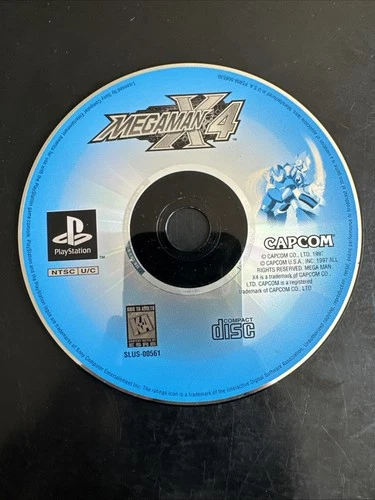 Mega Man X4 (PS1 PlayStation 1, 1997) Authentic Disc Only - Tested
