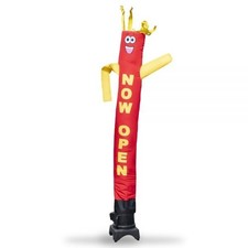 NOW OPEN TUBE DANCER Advertising 6ft Tall Inflatable Air Powered.