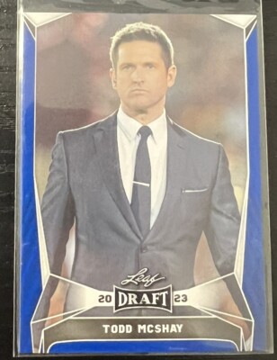 2023 Leaf Draft Blue #30 Todd McShay ESPN