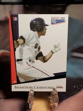 BRANDON CRAWFORD (San Francisco Giants) 2009 TRI-STAR PROJECTIONS CARD #81
