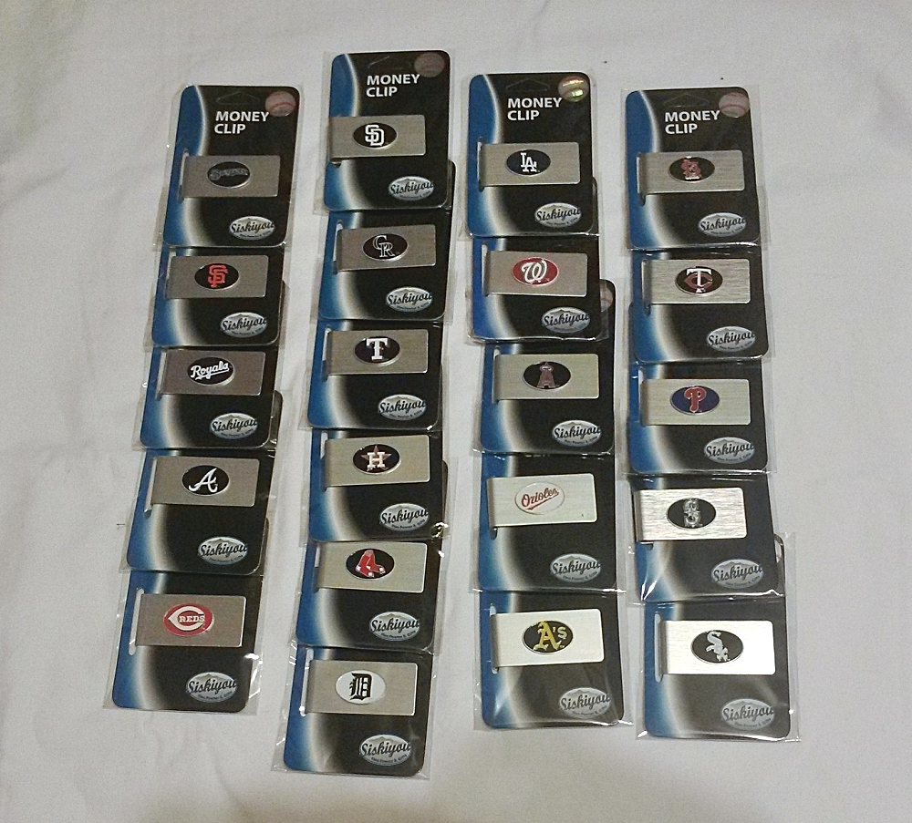 MLB MONEY CLIP METAL WITH TEAM LOGO  ASSORTED TEAMS-image