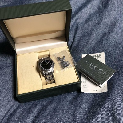 Men's Analog Watch Gucci 5500M 0136000 Stainless Steel with Box