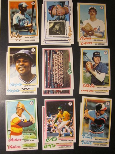 1978 Topps Baseball Pick Choose Complete Your Set(501-726) NM, NM/MT - Updated - Picture 54 of 223
