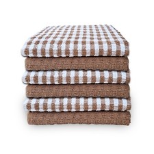 Terry Tea Towels Pack of 6 Mono Cotton Kitchen Towels absorbent soft 45x65 cm