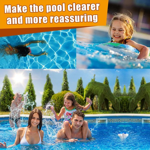 5" Pool Floating Chlorine Dispenser with Thermometer wimming Pool Dispensation - Picture 2 of 11