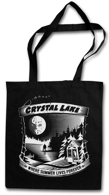 WHERE SUMMER LIVES FOREVER SHOPPER SHOPPING BAG The 13 Friday Jason 13th Camp