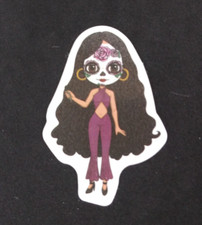 Sugar Skull Day Of The Dead Beauties Sticker 2.18" x 1.5" S 