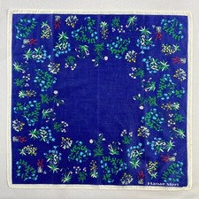 Vintage Hanae Mori Handkerchief Pocket Square Bandana Neckerchief