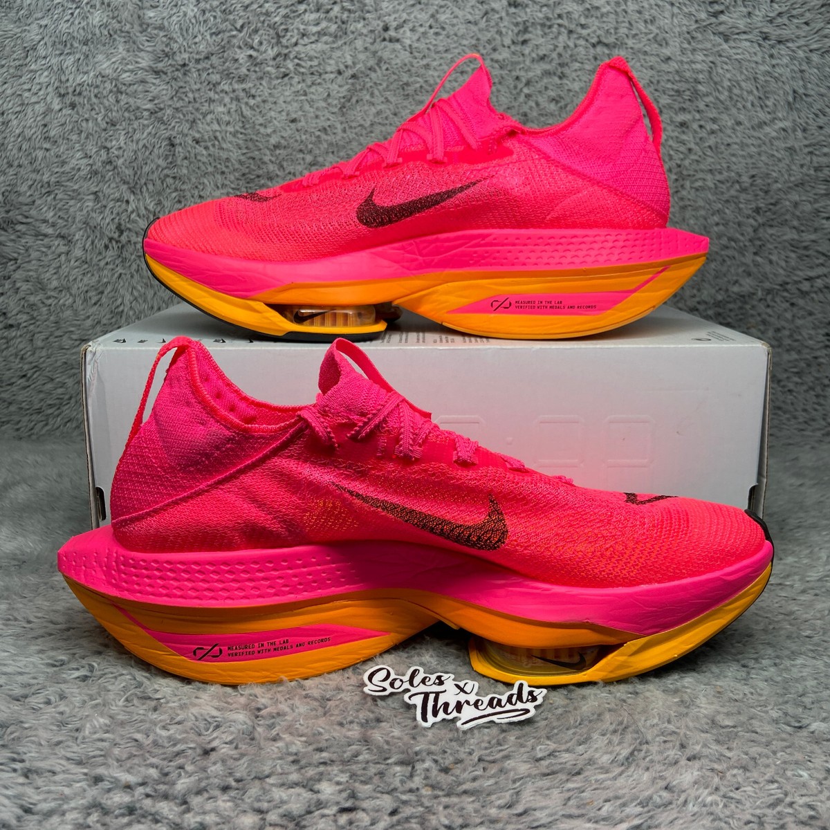 Nike Air Zoom AlphaFly NEXT% 2 Hyper Pink Orange Size 13 Men