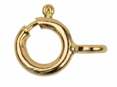 4 x 9kt Gold 5mm Bolzen Ringverschluss Verschlüsse Gold Schmuckherstellung Verschluss 375