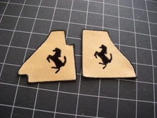 Pocher 1/8 Ferrari Testarossa Real Plush Floor Mats W/ Cavallinos