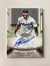 2021 Topps Tier One Baseball Starling Marte PPA-SM - Prime Performers Auto /300