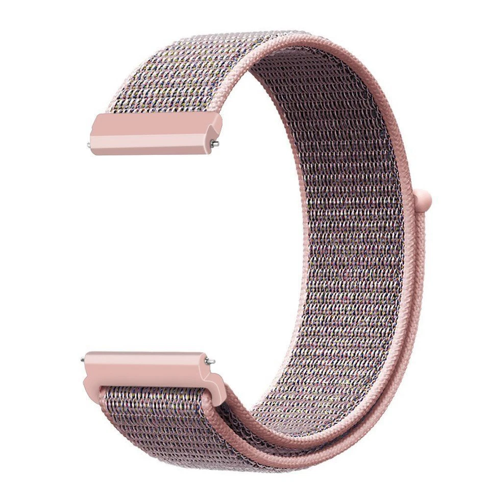 Pulsera ajustable deportiva con correa de tejido de nailon suave para Fitbit Versa Foto 3 de 4