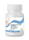 Marine Collagen 400mg with Vitamin B3 Vitamin C 90 Capsules British Quality