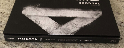 K POP-MONSTA X-THE CODE-THE 5th MINI ALBUM-2017-LIKE NEW DISC-KOREAN IMPORT - Picture 6 of 8