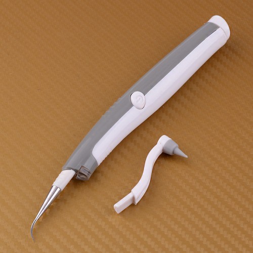 Gentle Ultrasonic Dental Tooth Pick w/ LED Tartar Remover Teeth
