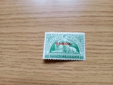 Samoa 1919 1/2d, NZ Green Victory Stamp with Red Overprint MH  Combine Postage