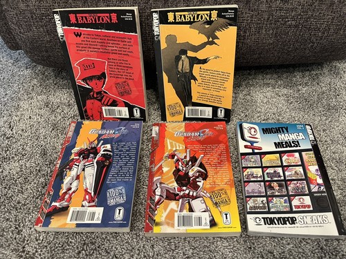 Tokyo Babylon Manga Comic Gundam Samen verirrt Tokyopop Sneaks Buch SET Klemme - Bild 2 von 4