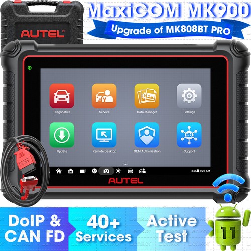 Scanner Diagnostic Auto AUTEL MaxiCOM MK900-TS PRO 2026 - Fonctions TPMS, Test Actif, Android 11
