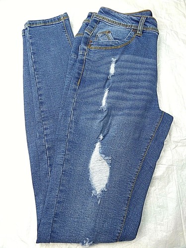 LEVANTA COLA skinny jeans, buttlift jeans, ripped denim, distressed jeans SIZE 5 - Picture 4 of 12