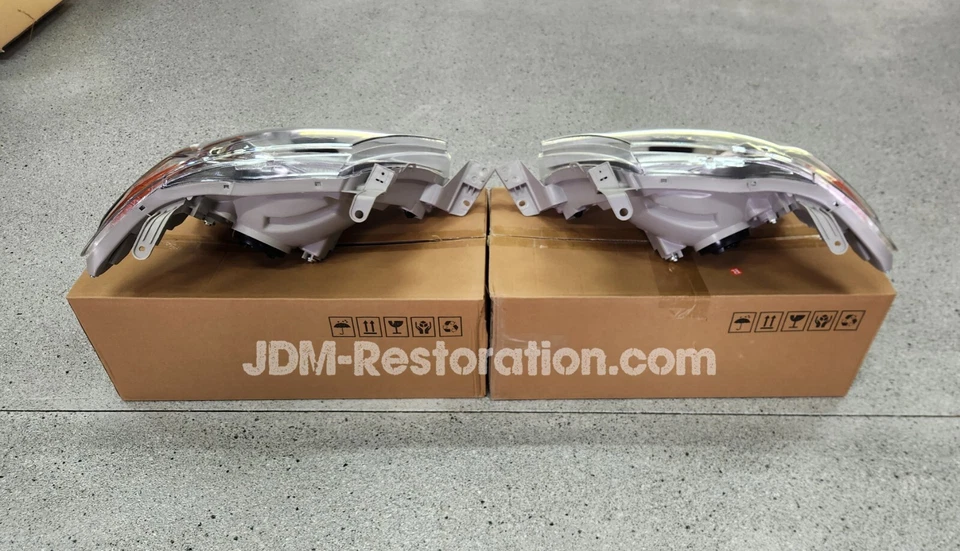 Headlights To Suit 05-08 Toyota Hilux Workmate SR SR5 LH + RH - Image 4 of 4